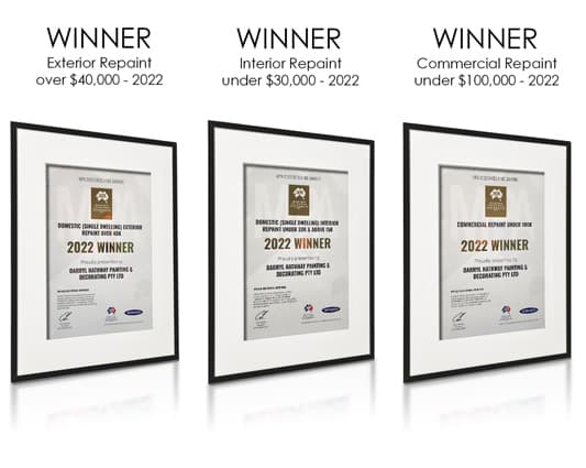 DHPainting Master Painters Australia Awards