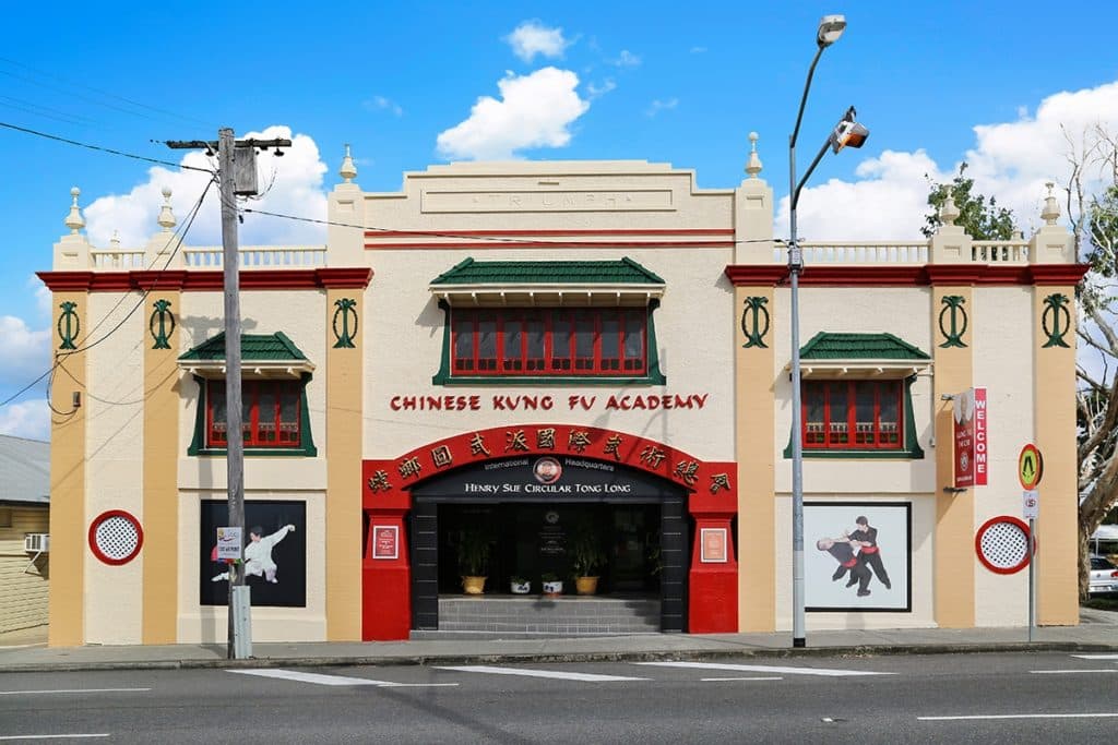 Kung Fu Academy, exterior painting by DHPainting