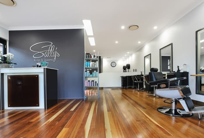 Sally’s Hair Salon, Coorparoo, experienced commercial painters by DHPainting